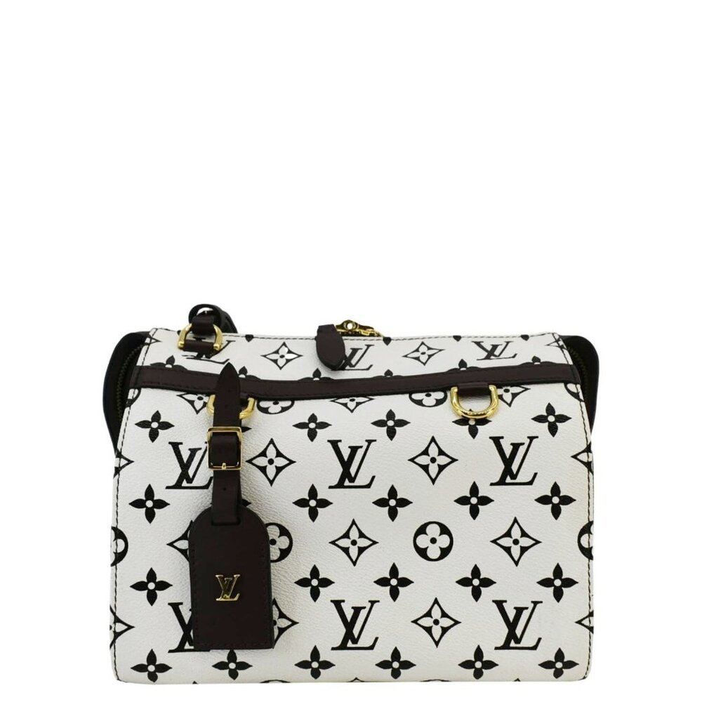 Louis Vuitton  Speedy Amazon PM Monogram Canvas Crossbody Bag White Chocolate - Picture 5 of 14